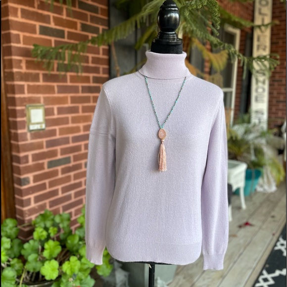 Modern Images MI Cashmere Sweater L lilac color - Picture 1 of 3